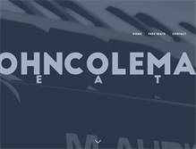 Tablet Screenshot of johncolemanbeats.com
